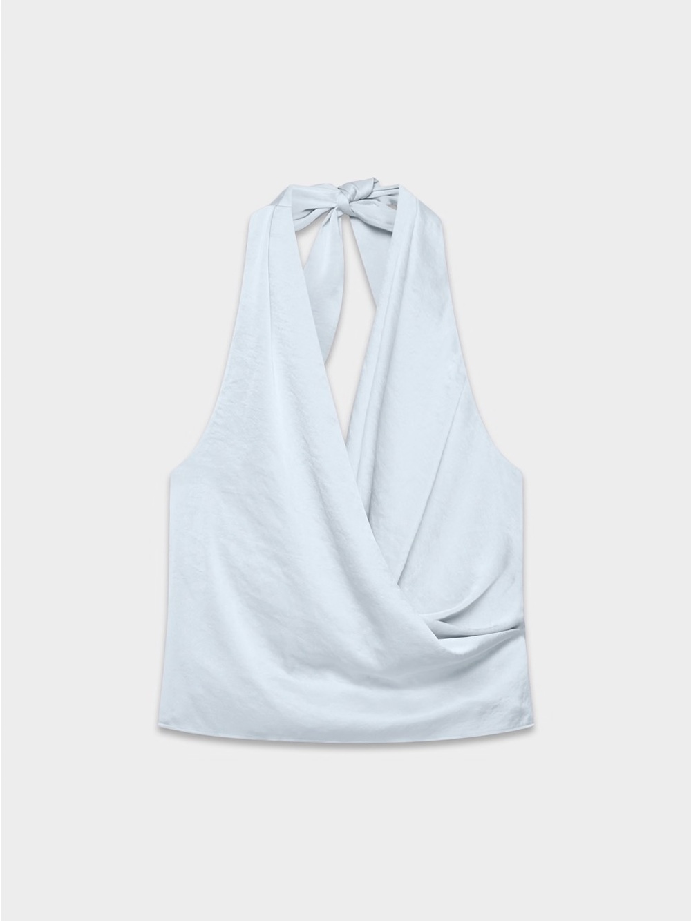 NWT Aritzia Wilfred āMartini Satin Halter Topā - Picture 5 of 15